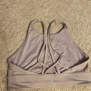 Lululemon high neck sports bra straps back 8